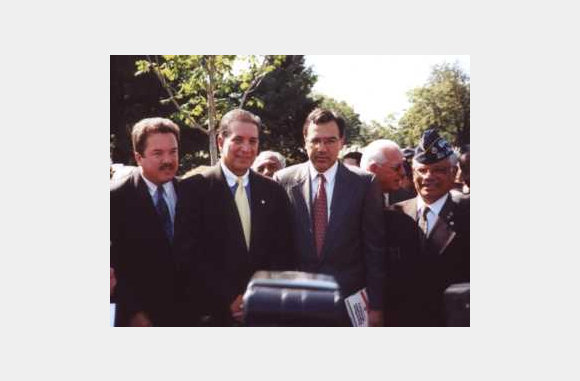 Senator McClintock, Puerto Rico,  Governor Rossello, Puerto Rico, Secretary of the Army, Louis Caldera,  Mr. Francisco Alicea, President of the 65th Infantry Retired Association, Puerto Rico.