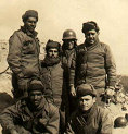 Cpl. Ramiro Rivera Martinez ( front left) and friends.