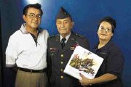 El Pasoan Modesto Cartagena Jr., left, and his wife Alicia, right, are working to get a Medal of Honor for his father, Modesto Cartagena, center, of Puerto Rico, who served in the 3rd Infantry Division in 1951 in Korea. El Paso Times