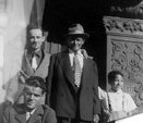 My grandfather Lorenzo Nieves Rabel, on his right my uncle Rafael Nieves Ortiz, front left my uncle Carlos Ortiz Aponte, and myself Daniel Nieves Ortiz - 1954