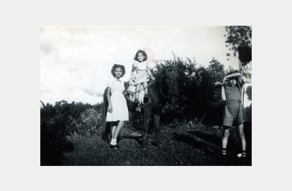 Aunt Delma, my sister Mildred, Mario Nieves, and maybe my mother Emilia. 1946
