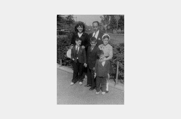 My mother and father with Ronney, Michael, Ruth Yolanda, and Billy John. - 1963