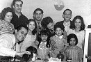 My 3rd birthday, present are Aurea Resto, Clem Resto, Jesus Ortiz, Emilia Ortiz, my grandfather Jesus Ortiz, Aida Ortiz, Matilde Ortiz, my sister Mildred, my cousin Grace, and my uncle Clem and his cousin Ray. 1949