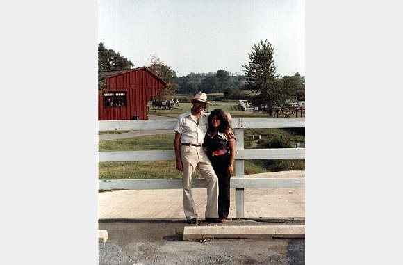 Millie and I in Pennsylvania - 1983