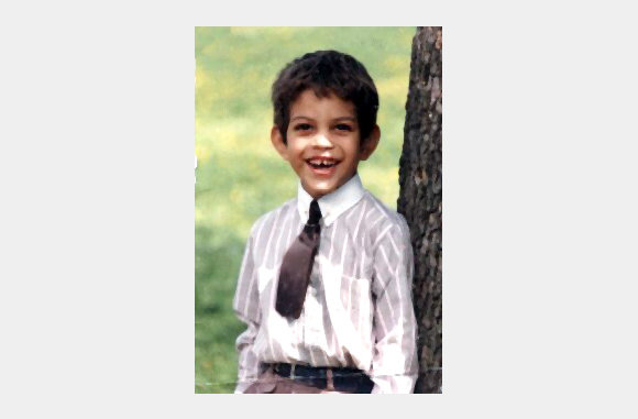 My son John Carlos' first school picture - 1988