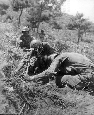 Mortar Action - June 30, 1951