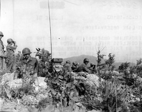 Front Line Observation - June 1, 1951